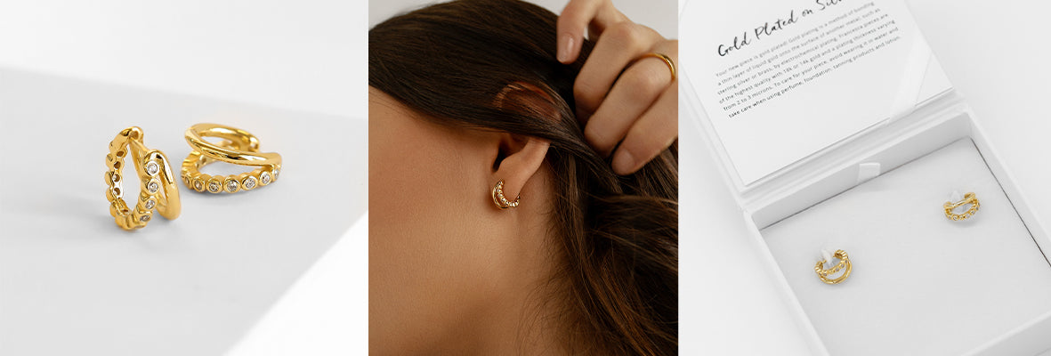The Double Piercing | Minimalist earrings, Cool ear piercings, Ear piercings