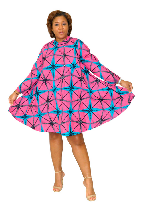 African Infinity Midi Dress BeYOUty – Wax & Wonder