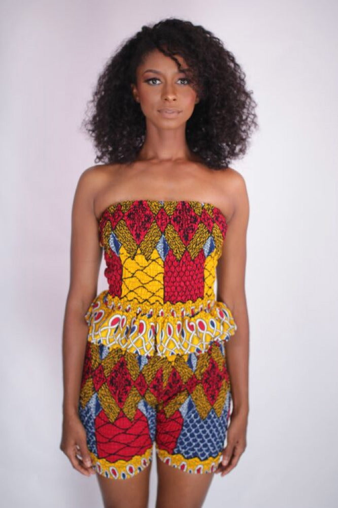 tops to wear with african print skirts