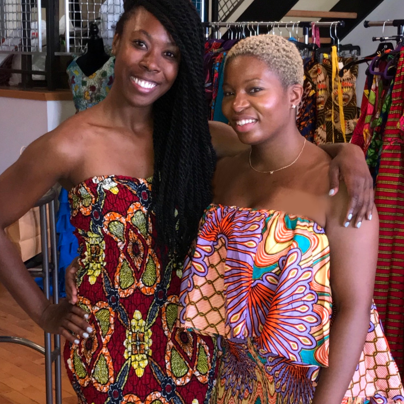 African smock dresses by Wax and Wonder