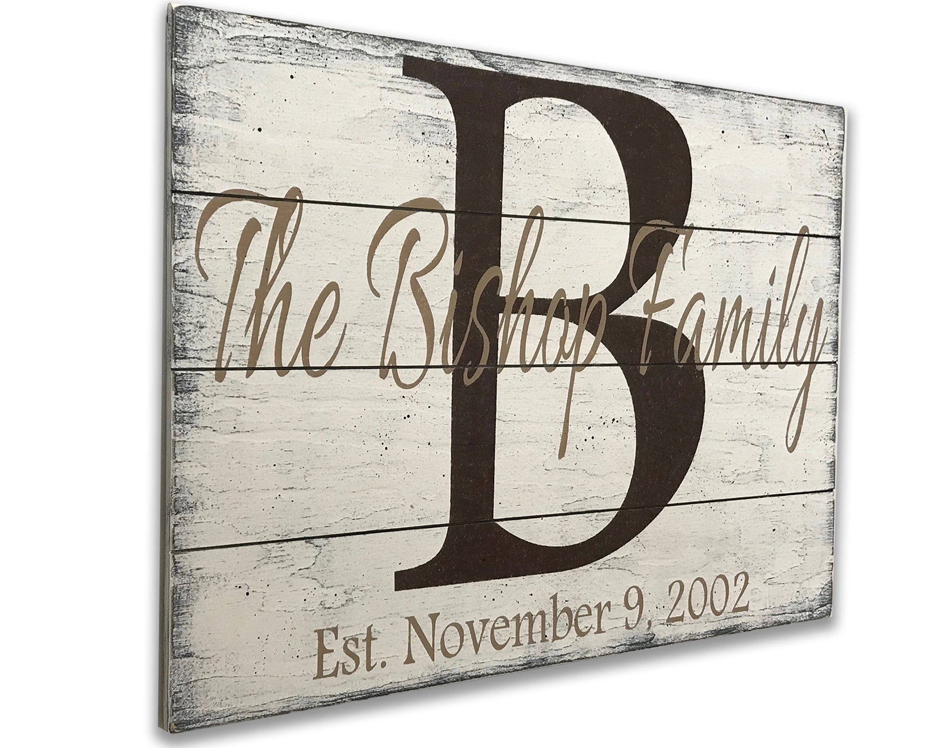 Personalized Family Name Sign Wall Decor | Rusticly Inspired Signs