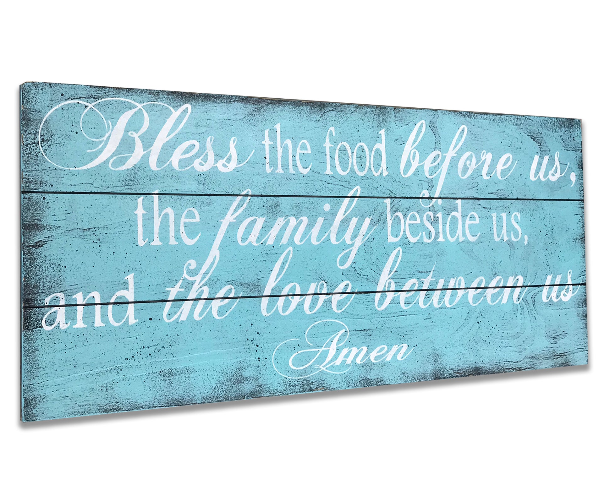 Bless The Food Dining Room Wall Art Rusticly Inspired Signs