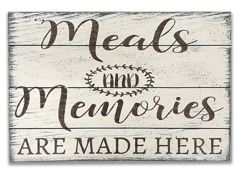 Meals And Memories Dining Room Decor Rusticly Inspired Signs