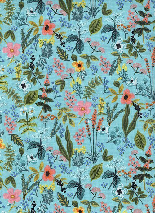 Bramble, Briar in Navy by Rifle Paper Co. for Cotton+Steel – SewitUp