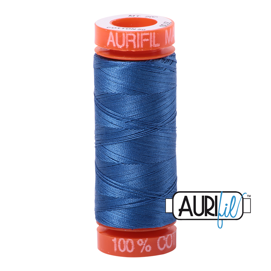 Aurifil 50 wt. 2026 in Large Chalk – Threaded Lines