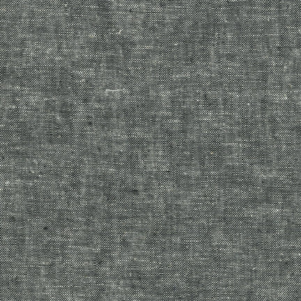 Dyed Solid Black Charcoal Fabric