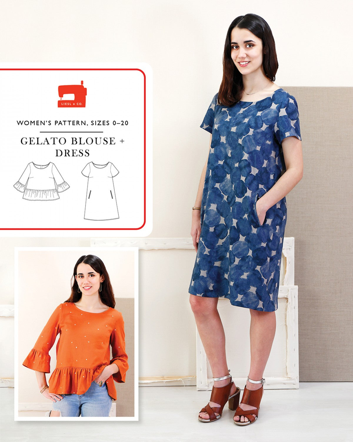 Enmore Halter Dress + Top Sewing Pattern, Shop