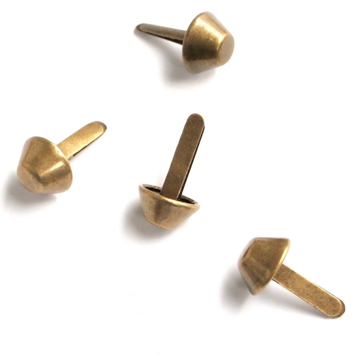 Amazon.com: 6Pcs Handbag Purse Feet, Round Metal Brass Studs Screw-Back Feet  for Purses,Totes