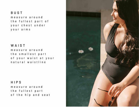 June Loop Women's swimsuit measurements