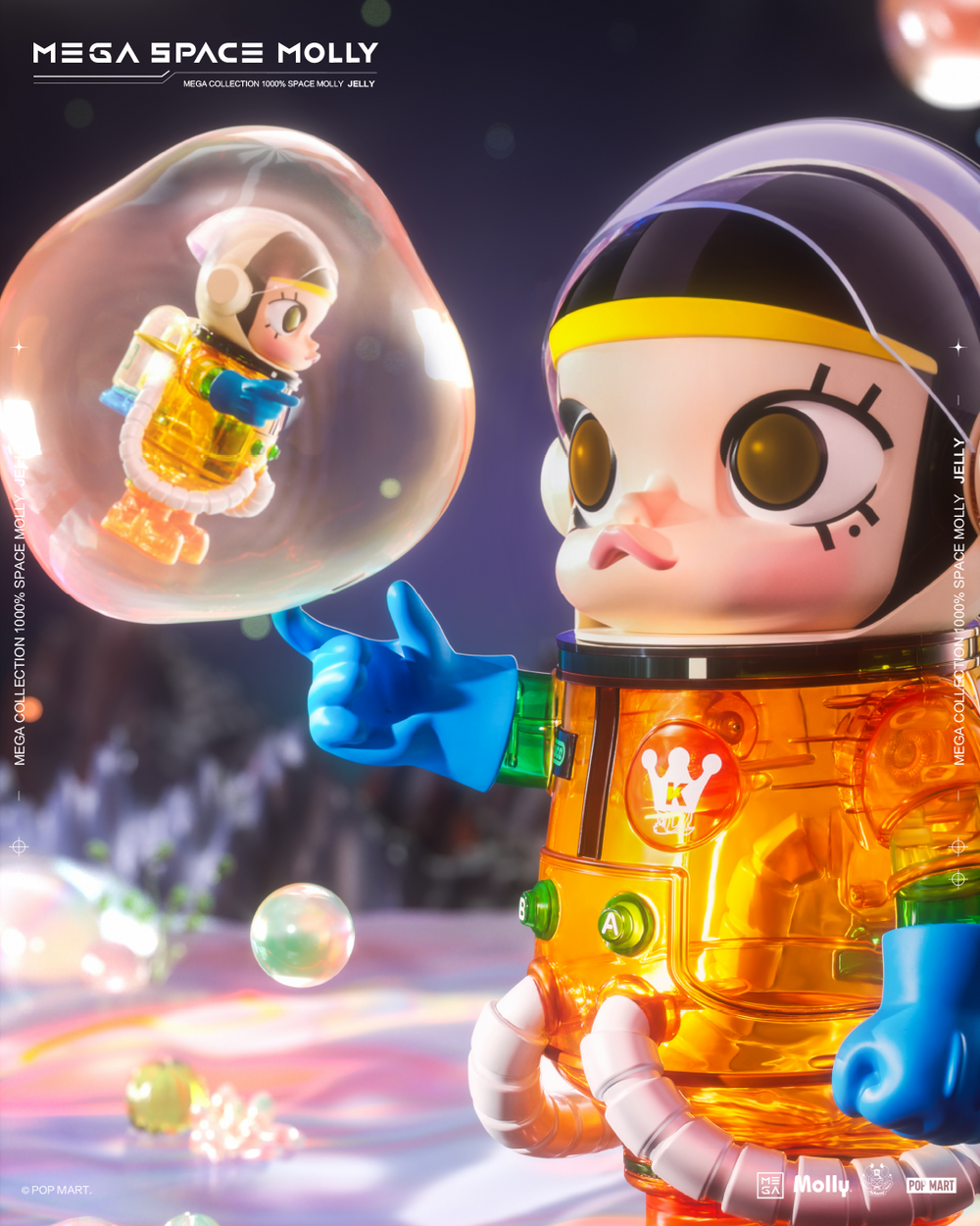 最高の POP MART MEGA SPACE MOLLY 1000％訳あり キャラクターグッズ