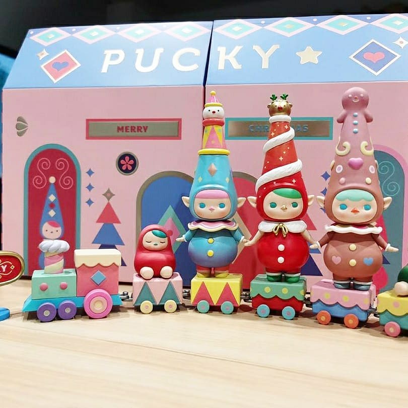 Pop Mart Pucky Christmas Series Set of 12 Collectibles ActionCity