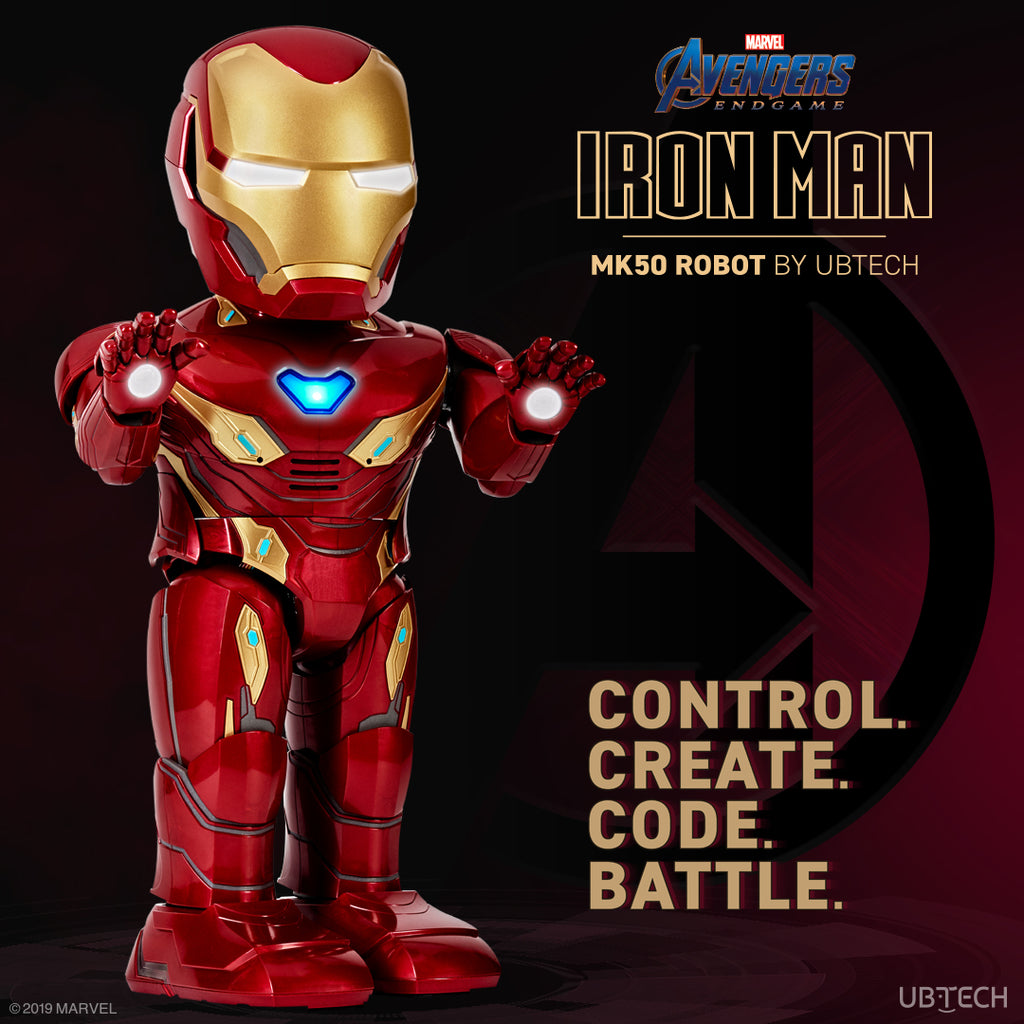 iron man mk 50 robot ubtech