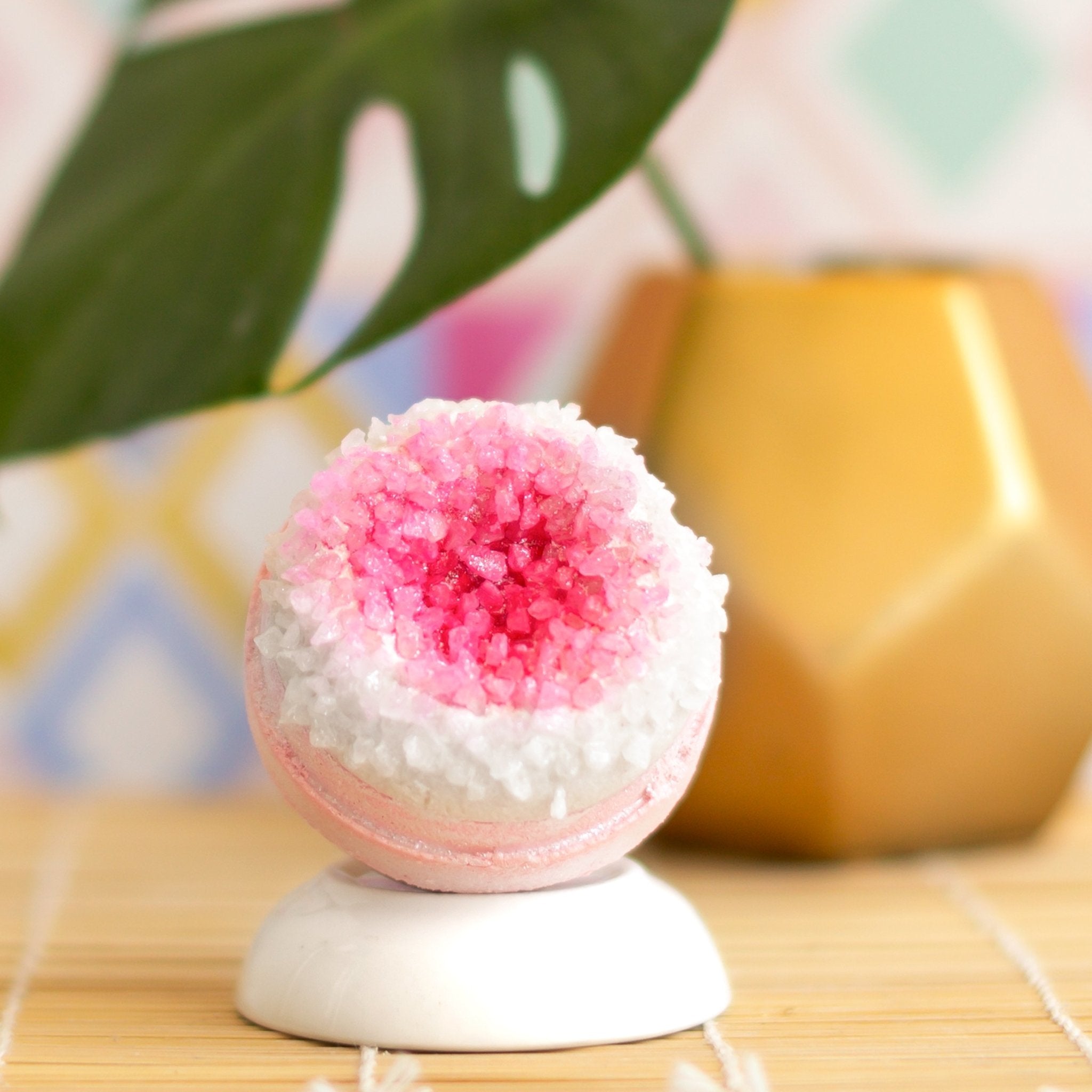 druzy bath bomb