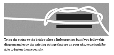 bridge tie string