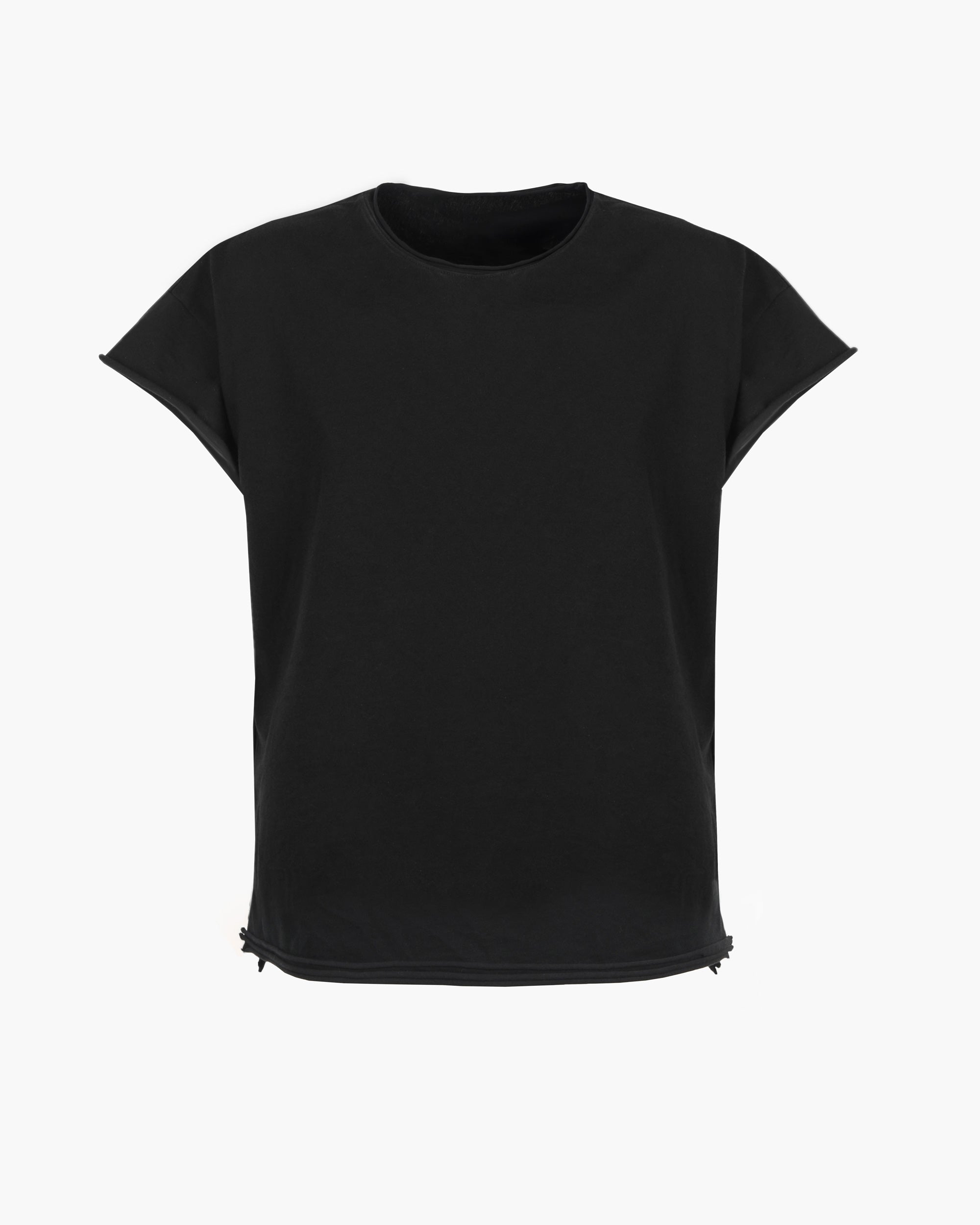 ROSEN-X Termina Cap-Sleeve Tee | Black