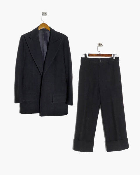 Yohji Yamamoto Collection Logo Wool Tailored Suit Archive Rosen