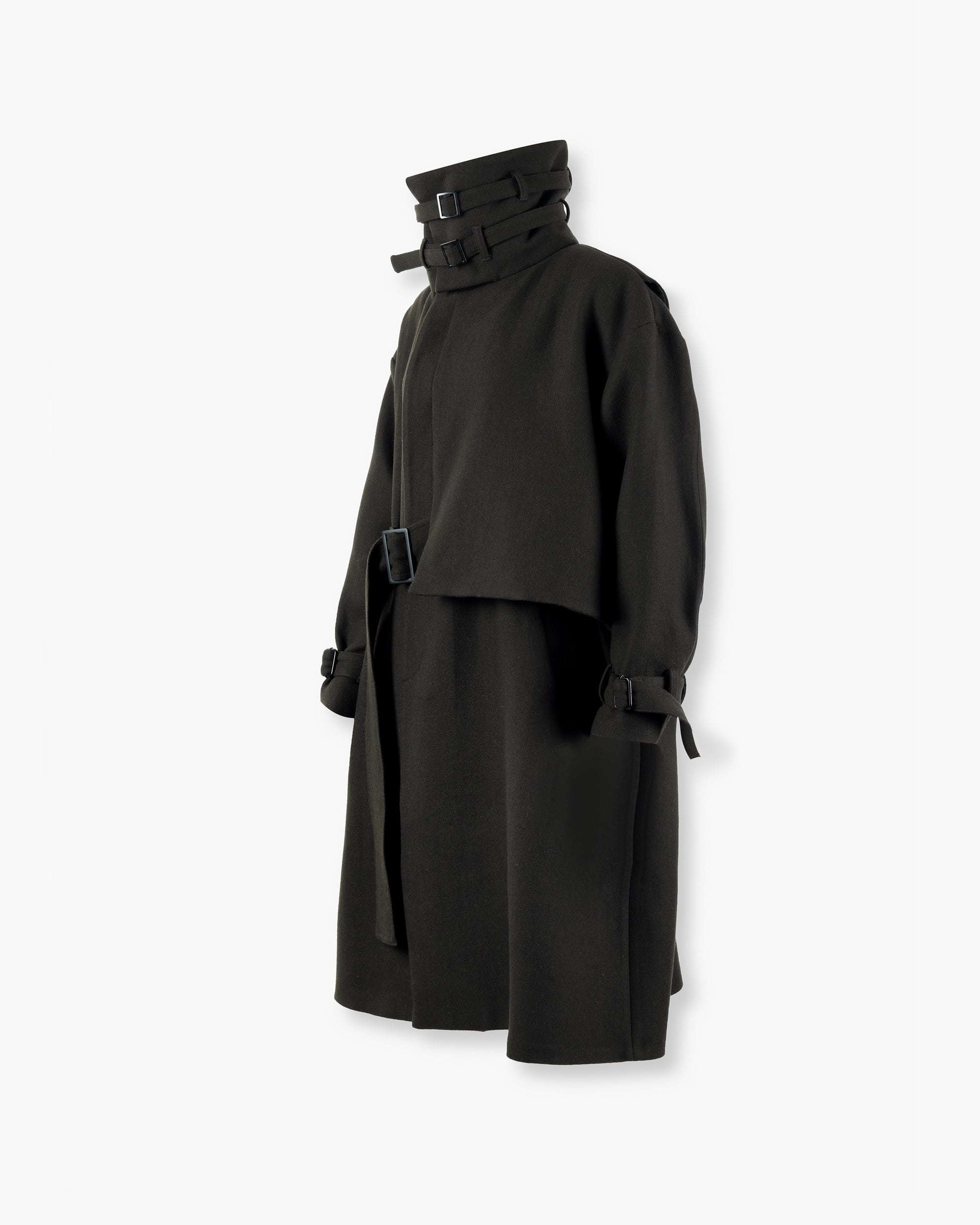 Trista 24 | 100% twill wool hooded coat