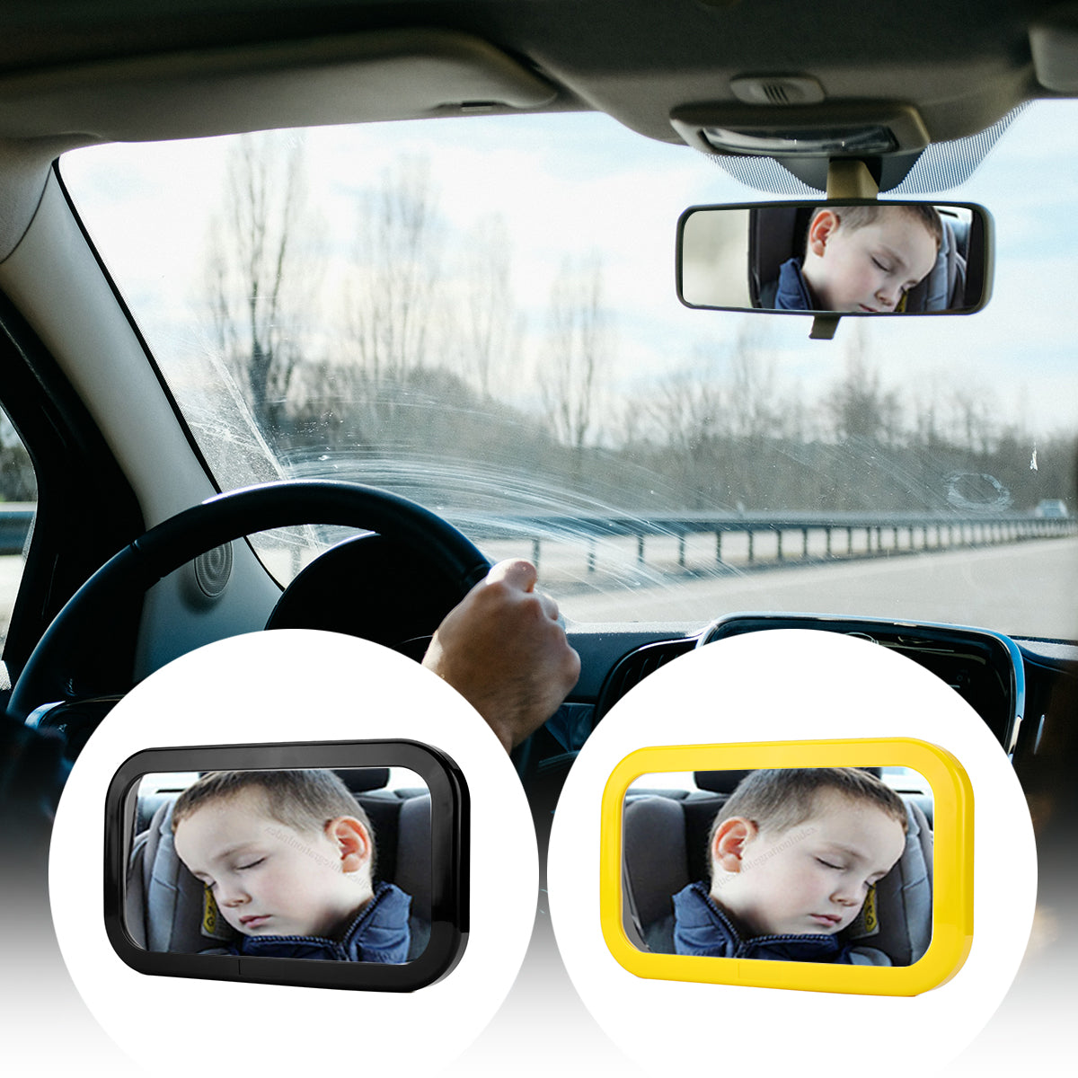 Kruipen olie effectief auto baby-achterbank achteruitkijkspiegel verstelbare spiegel voor bab –  Dennisdeal.com