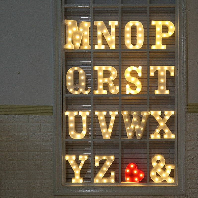 Het beste Verdorren Fabel marquee led licht cijfers en letters verlicht alfabet led nummers –  Dennisdeal.com