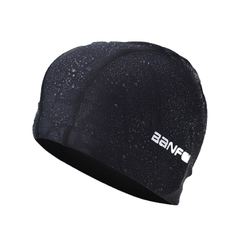 Banfei Summer Swimming Cap Nylon High Elasticity Waterproof Comfortable Water Sports Diving Swim huismerk kopen in de aanbieding Banfei Summer Swimming Cap Nylon High Elasticity Waterproof Comfortable Water Sports Diving Swim huismerk kopen in de aanbieding