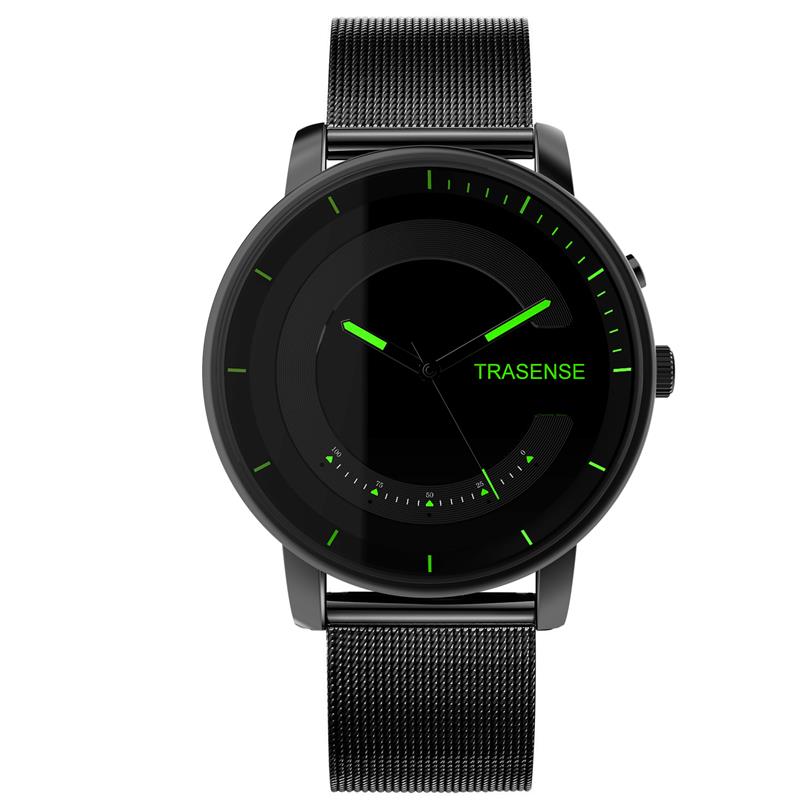 Trasense H03 N Smart Quartz Watch Milanese Stainless Steel Strap Call Reminder huismerk kopen in de aanbieding Trasense H03 N Smart Quartz Watch Milanese Stainless Steel Strap Call Reminder huismerk kopen in de aanbieding