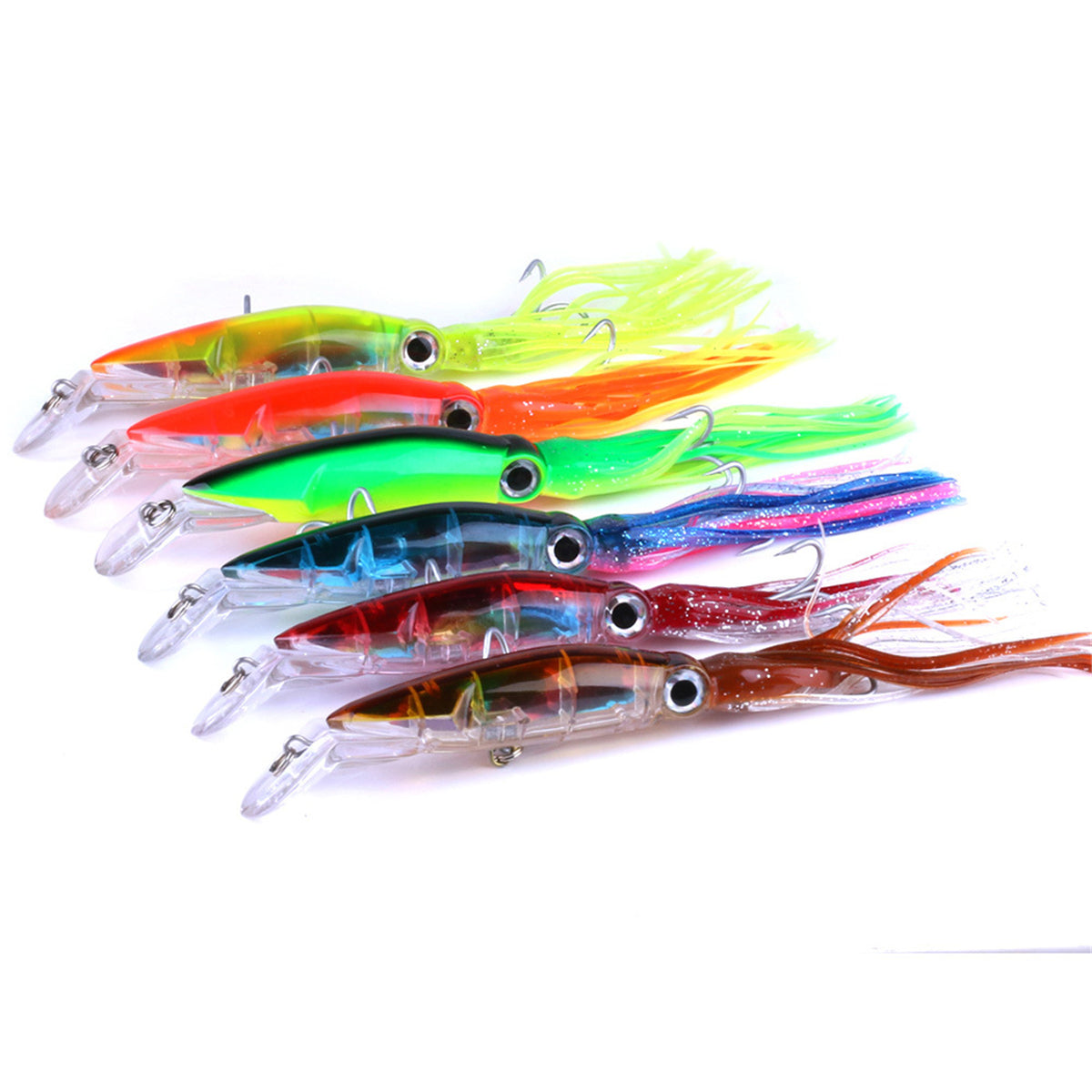 zanlure skirted squid lokken 1 stks 14 cm/40g harde body trolling tonijn vissen lokken