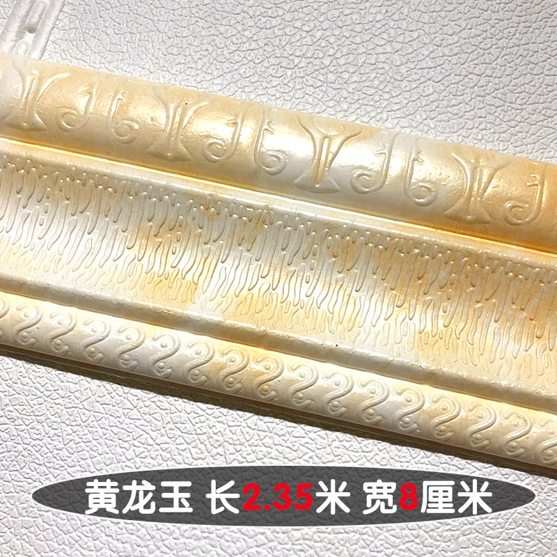 p series 3d solid wall stickers seal tv background wall side wall waist line ceiling line skirting