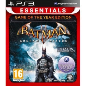 Batman: Arkham Asylum (Game of the Year Edition - PS3 Essentials) –  GamerzWarehouse
