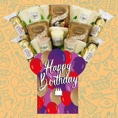 The Ivory Yankee Candle & Chocolate Bouquet