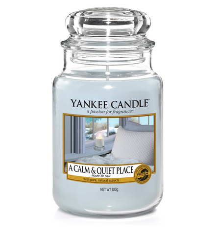 Yankee Candle A Calm, Quiet Place Grande bougie en pot classique