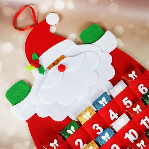 The Santa Claus Hangable Chocolate Advent Calendar