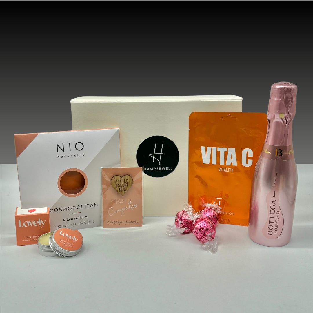 Let’s Celebrate Treatbox Gift Hamper with Prosecco, Cocktails & Treats