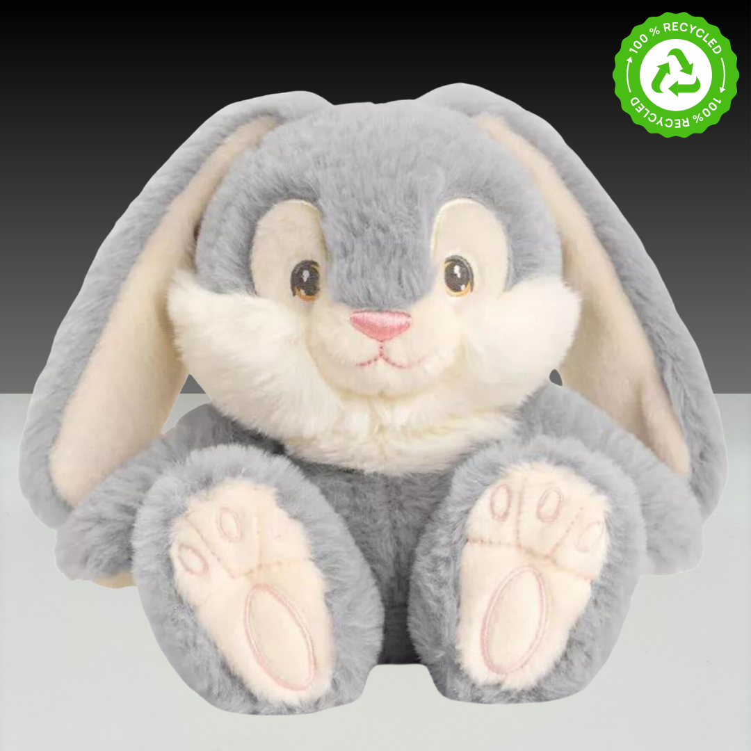 Keeleco Patchfoot Grey Rabbit 15cm