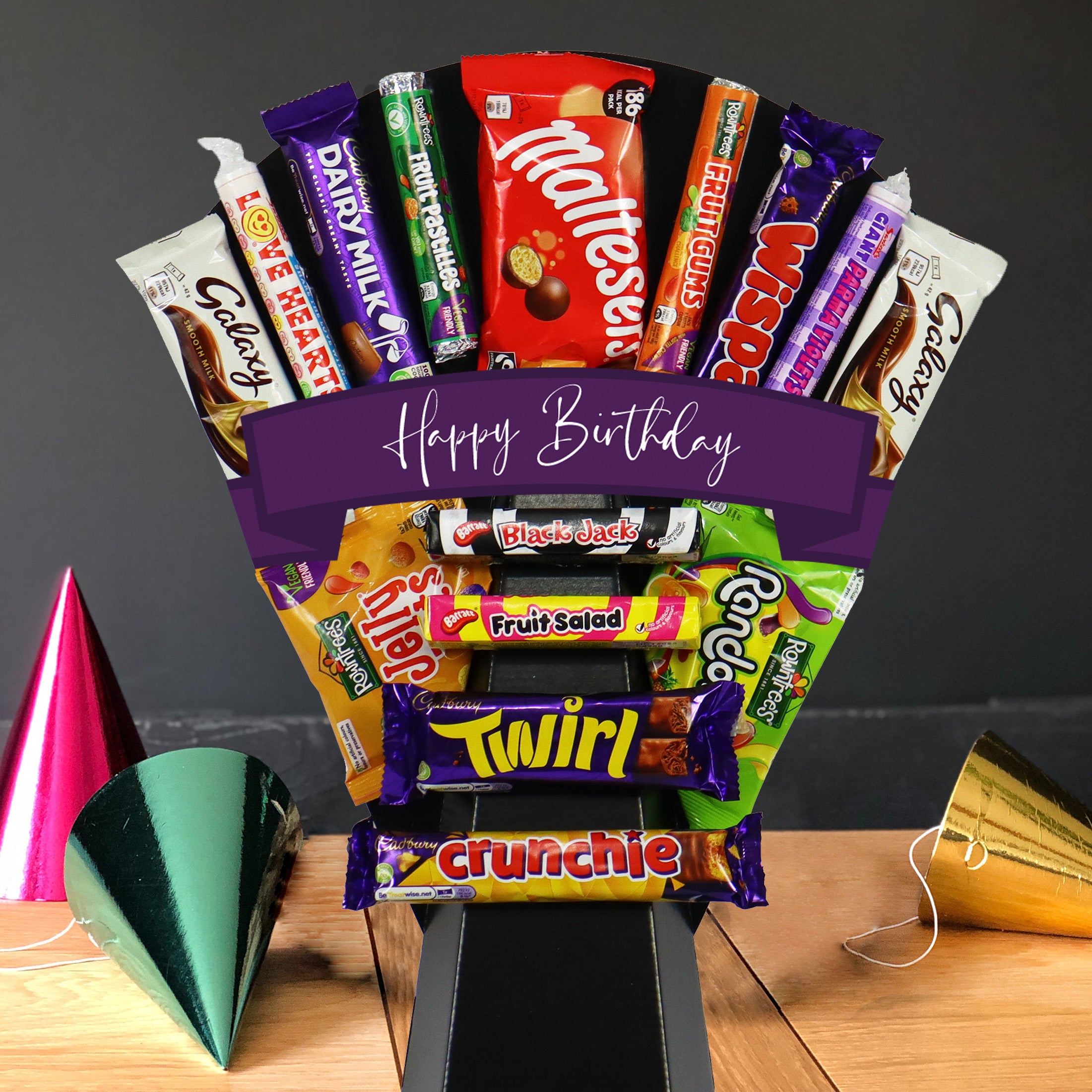 Chocolate & Sweets Happy Birthday Bouquet - Perfect Birthday Gift