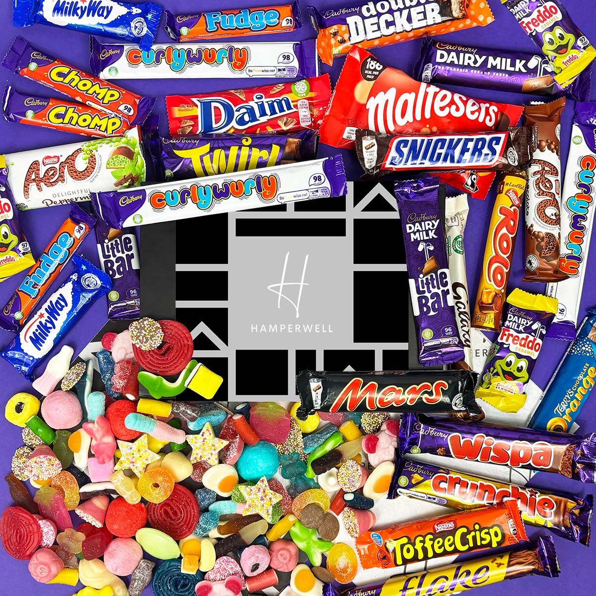 Chocolate Lovers & Ultimate 1kg Pick N Mix Signature Gift Hamper