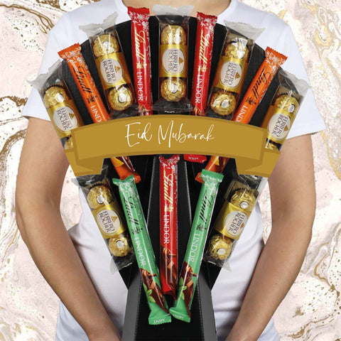 Eid Mubarak Ferrero & Lindor Chocolate Bouquet