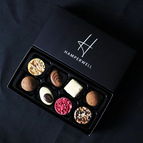 HamperWell Luxuriöse Auswahl an Schokoladentrüffeln