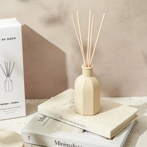 Myrrh & Tonka Ceramic Reed Diffuser - 200ml Perfect Christmas Gift