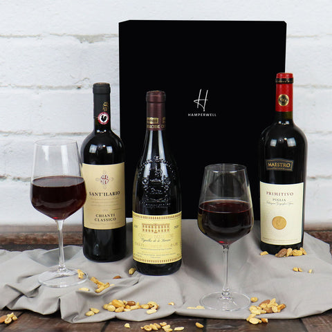 The Luxury Red Wine Trio Gift Hamper The Perfect Christmas Gift