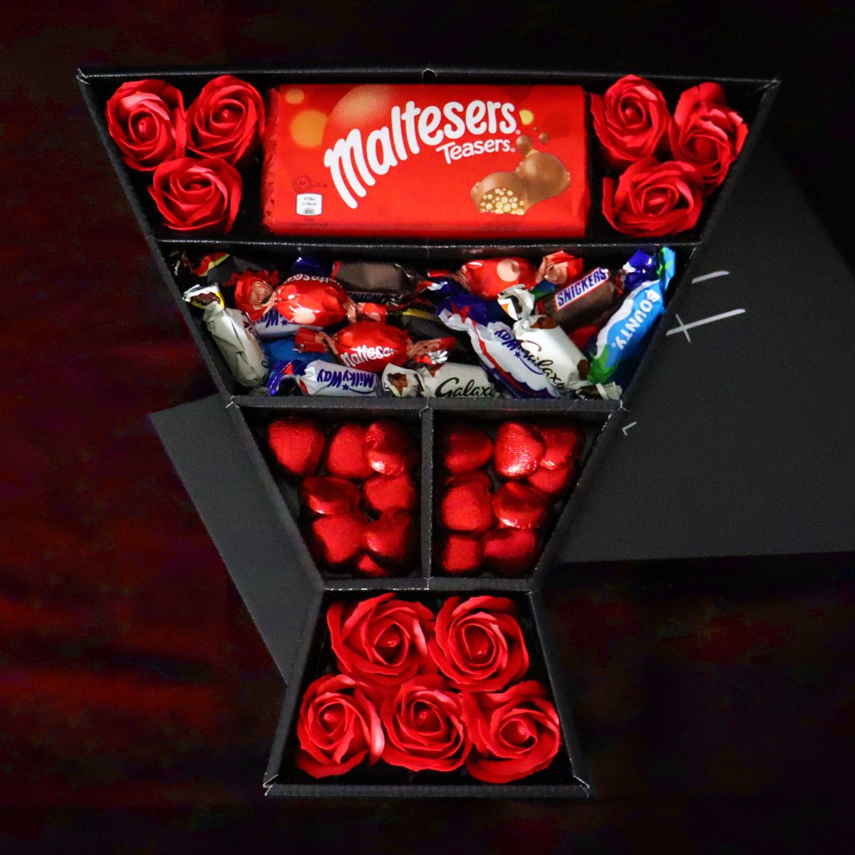 Celebrations Congratulations Signature Chocolate Bouquet With Red Roses - Perfect Congrats Gift