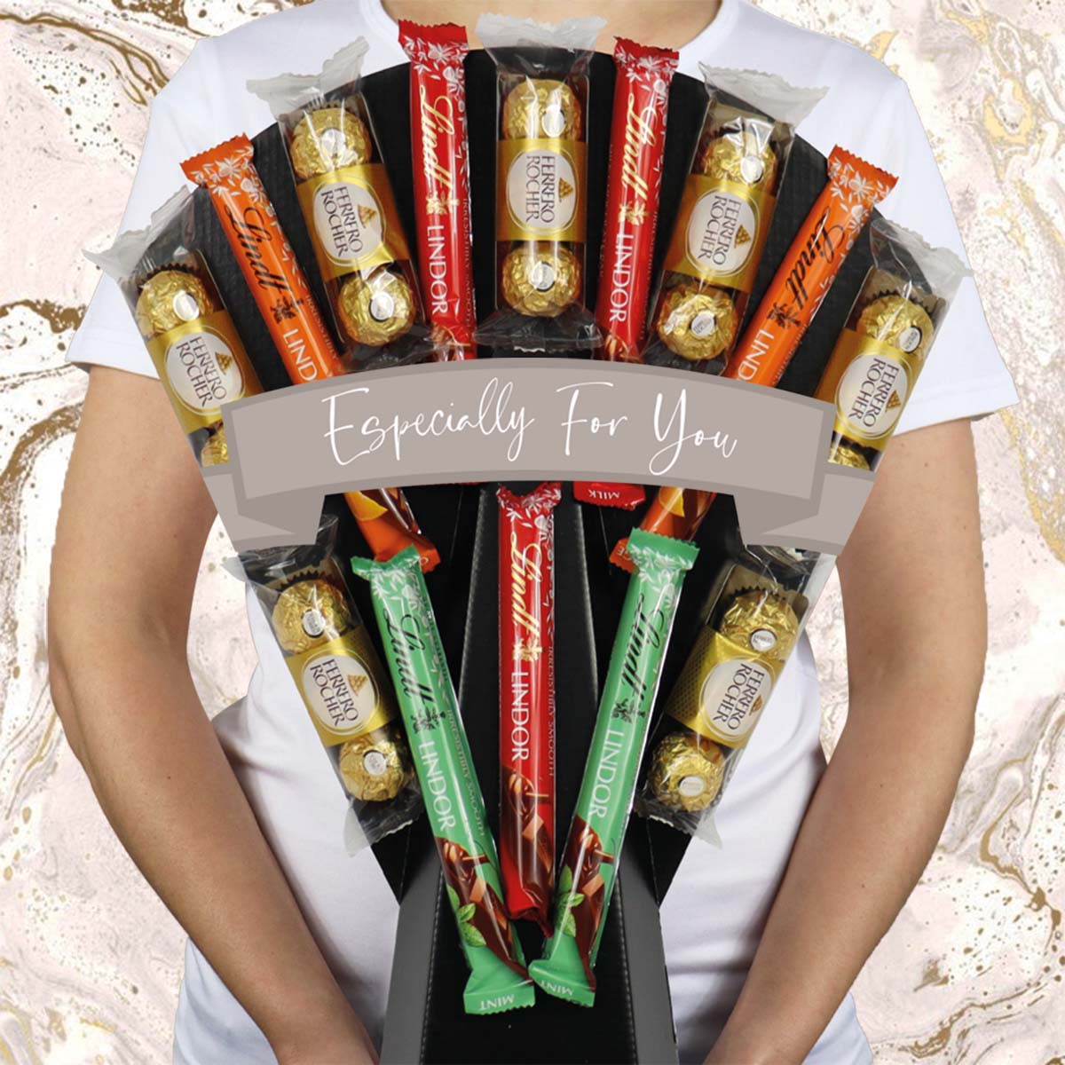 The Ferrero & Lindt Chocolate Bouquet | HamperWell