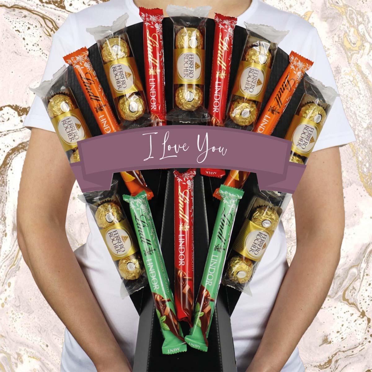 The Ferrero & Lindt Chocolate Bouquet | HamperWell