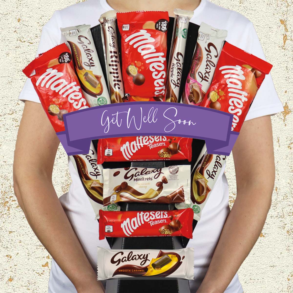 Large Galaxy Get Well Soon Chocolate Bouquet Full Sized - Gift Hamper Box by HamperWell