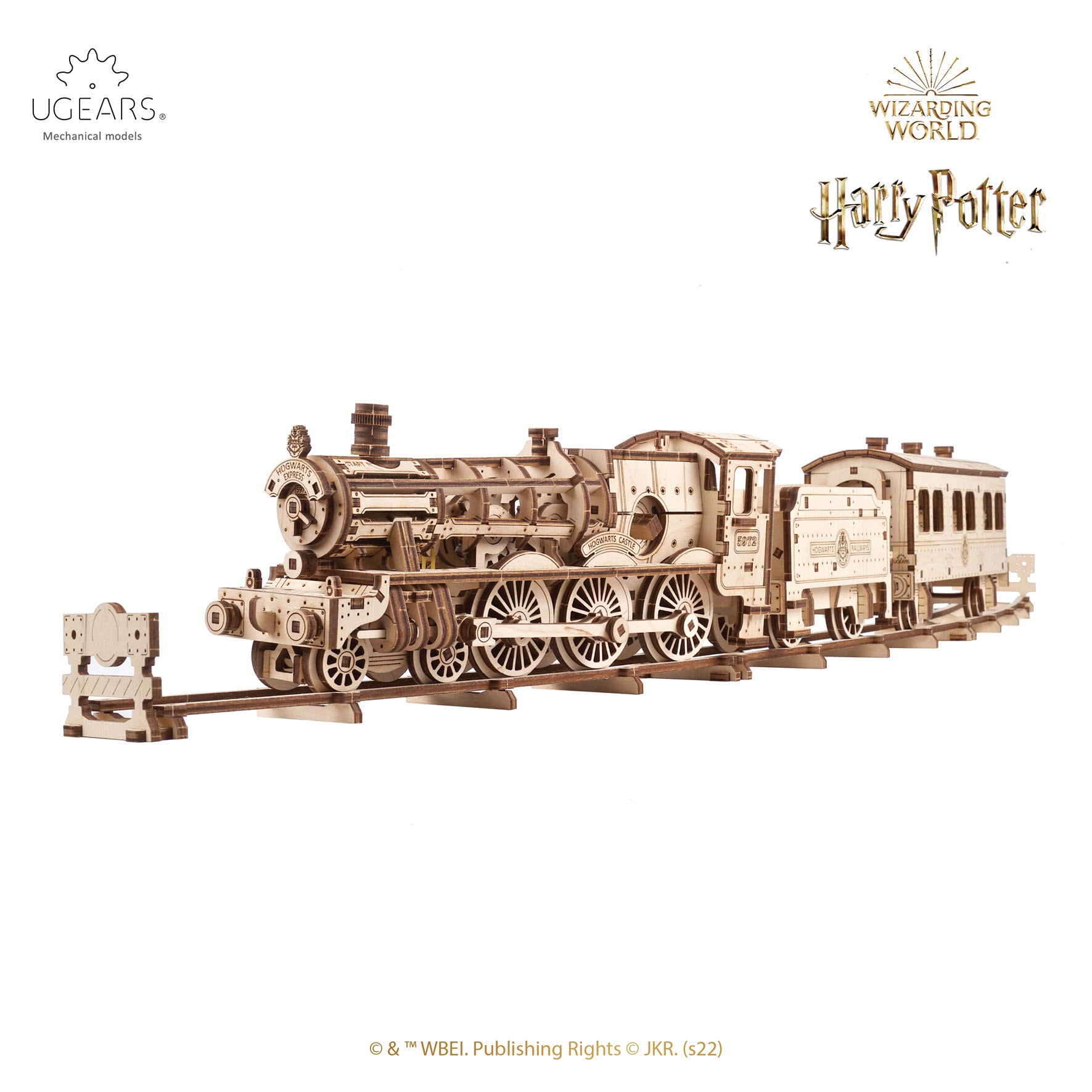 UGears Harry Potter Hogwarts Express - Working Wooden Model Train
