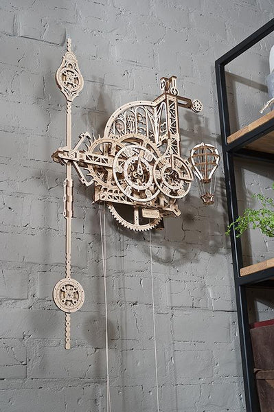 ugears mechanical clock