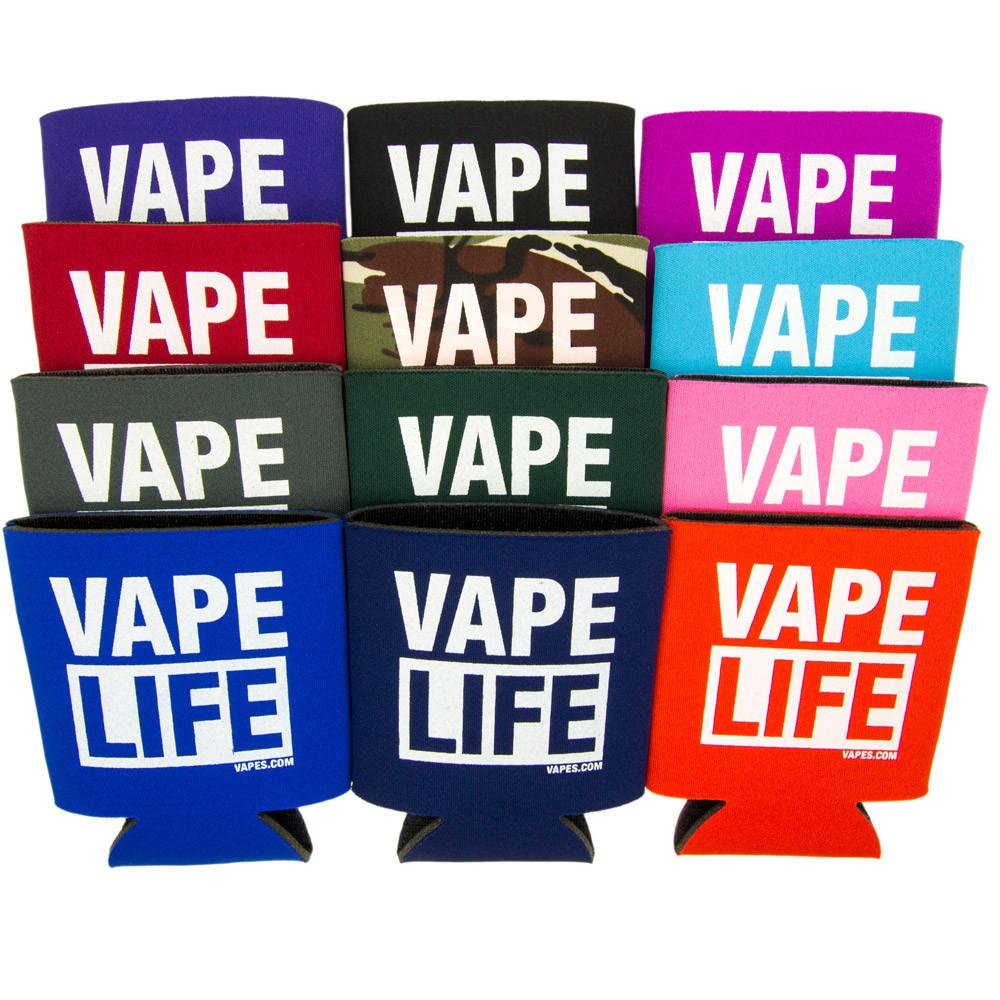 Vape Life Can Cooler Koozie by VAPES 12 colors 