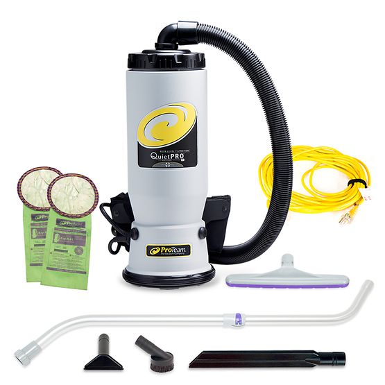 ProTeam 107146 QuietPro BP 6 qt. Backpack Vacuum w/ Xover Multi-Surfac | The ProTeam Store