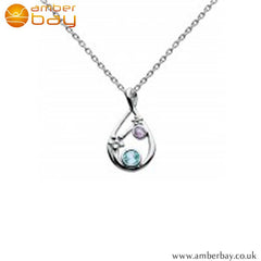 Silver Amethyst and Blue Topaz Pendant Kit Heath