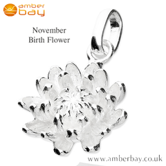 November Chrysanthemum Pendant