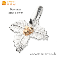 December Holly Pendant